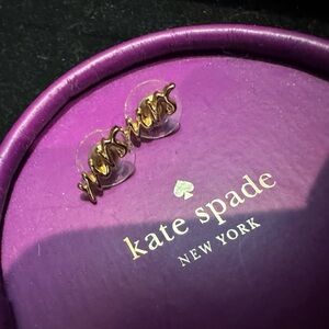 Kate spade mrs stud earrings